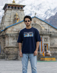 God Is A Designer | Premium Oversized T-Shirt for Graphic Designers