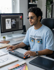 God Is A Designer | Premium Oversized T-Shirt for Graphic Designers