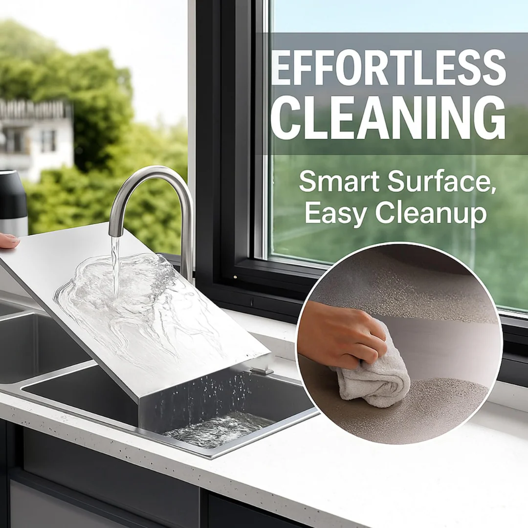 Stainless Steel Chopping Board (35x31cm)